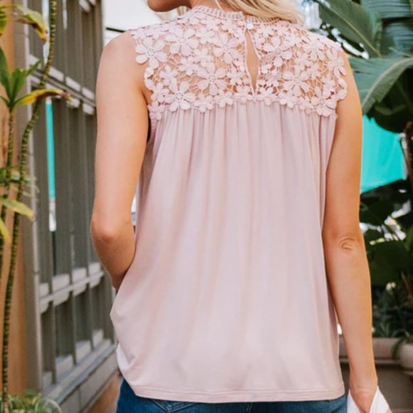 Dina Lace Yoke Top - Picture 4 of 4